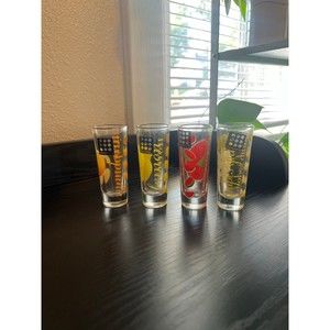 Circlewaredesign set of 4 shot glasses assorted fruit Cerve made in Italy